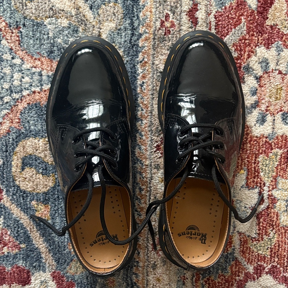 Dr. Martens Glossy Black Oxfords